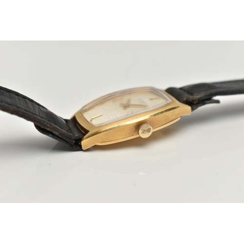 130 - A 'CAMY' WRISTWATCH, hand wound movement, rectangular dial signed 'Camy Geneve', baton markers at th... 