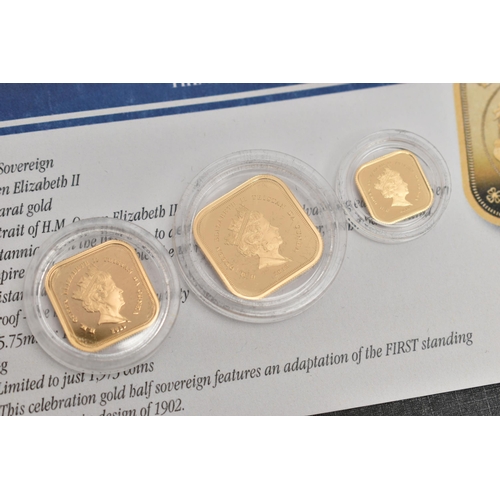 23 - HATTONS OF LONDON 2019 BRITANNIA FOR SIDED GOLD SOVEREIGN PRESTIGE SET, to include Queen Elizabeth S... 