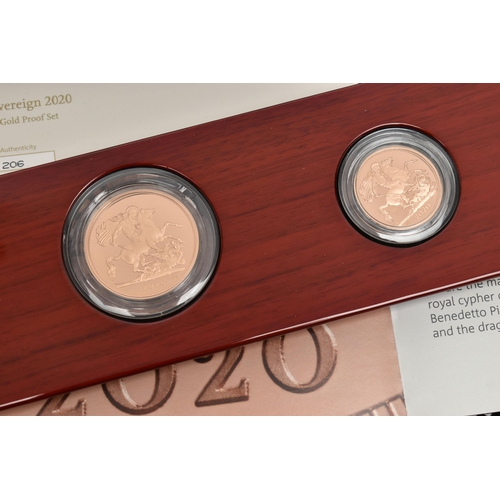 25 - A BOXED ROYAL MINT 'THE SOVEREIGN 2020 FIVE-COIN GOLD PROOF SET'