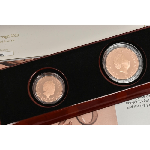 25 - A BOXED ROYAL MINT 'THE SOVEREIGN 2020 FIVE-COIN GOLD PROOF SET'