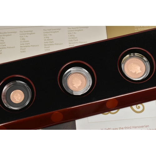 25 - A BOXED ROYAL MINT 'THE SOVEREIGN 2020 FIVE-COIN GOLD PROOF SET'