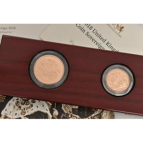 26 - A BOXED ROYAL MINT 'THE SOVEREIGN 2018 FIVE-COIN GOLD PROOF SET'