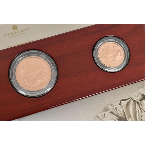 27 - A BOXED ROYAL MINT 'THE SOVEREIGN 2021 FIVE-COIN GOLD PROOF SET'