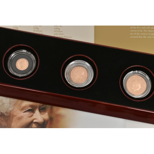 27 - A BOXED ROYAL MINT 'THE SOVEREIGN 2021 FIVE-COIN GOLD PROOF SET'