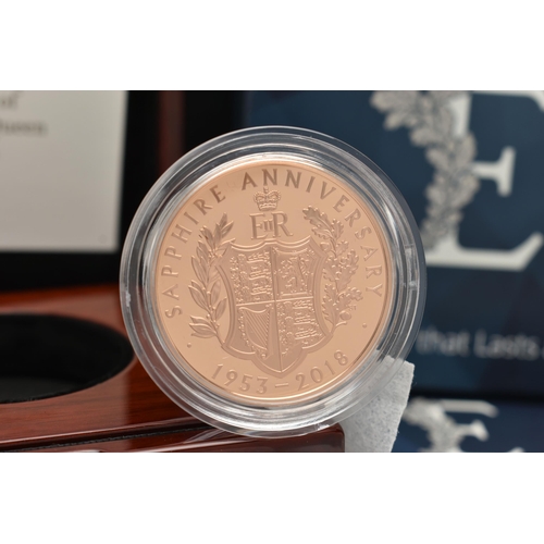 38 - A BOXED ROYAL MINT 'THE 65TH ANNIVERSARY OF THE CORONATION OF HER MAJESTY THE QUEEN 2018 UK GOLD PRO... 