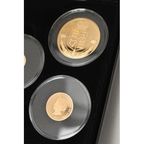 6 - A RARE LAUREL GOLD PROOF 2021 5-COIN PREMIUM COLLECTION, to include five Laurel 22ct all are Tristan... 