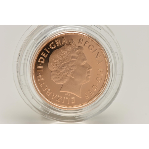 84 - ROYAL MINT FULL GOLD PROOF SOVEREIGN ELIZABETH II 2010, .915 fine, 7.98 gram, 22.05mm, mintage 8,828... 