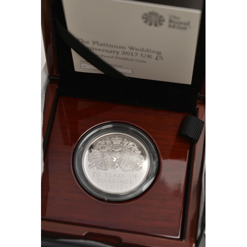 97 - A CARDBOARD BOX OF MAINLY ROYAL MINT ITEMS, to include a Royal Mint 2017 Prince Philip £5 Silver Pro... 