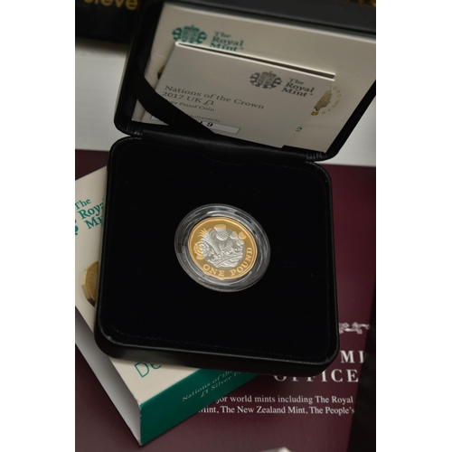 98 - A LARGE CARDBOARD BOX OF MIXED COINAGE, to include a folder of Her Majesty in pictures set of gold l... 