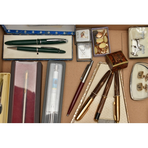 209 - A BOX OF ASSORTED ITEMS, to include a silver key wound, open face pocket watch, hallmarked Birmingha... 