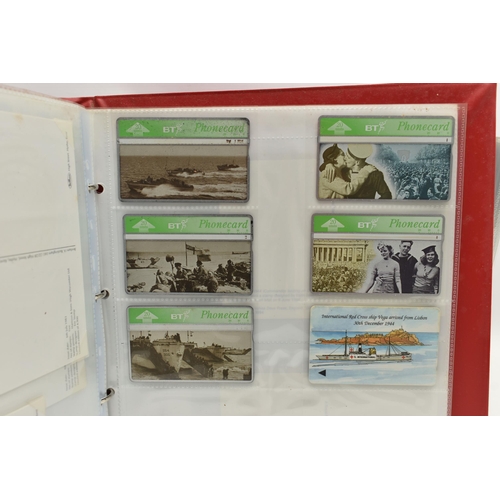 227 - TWO ALBUMS OF COINS, STAMPS, BANKNOTES, ETC, to include an album 1 Four Sheets of WWII Related coina... 