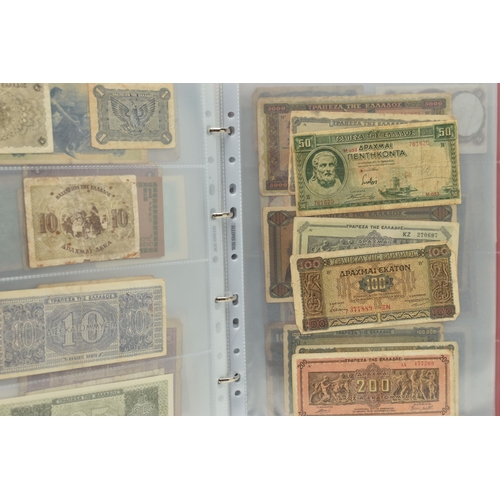 227 - TWO ALBUMS OF COINS, STAMPS, BANKNOTES, ETC, to include an album 1 Four Sheets of WWII Related coina... 