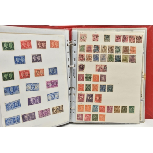 227 - TWO ALBUMS OF COINS, STAMPS, BANKNOTES, ETC, to include an album 1 Four Sheets of WWII Related coina... 