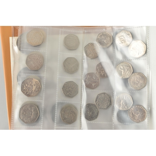 234 - FOUR SMALL ALBUMS CONTAINING COINS AND BANKNOTES, to include Early Ten and One Pound banknotes some ... 