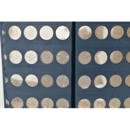 252 - FIVE X SANDHILL COIN FOLDERS CONTAINING MAINLY BRITISH COINS OF THE 20th CENTURY