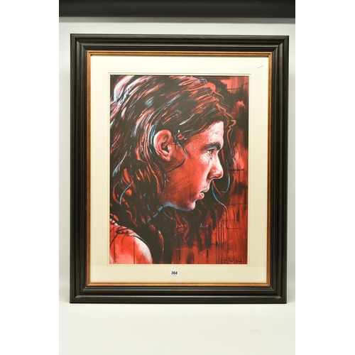 304 - ZINSKY (BRITISH CONTEMPORARY) 'RAFA NADAL', a signed artist proof edition print, depicting a portrai... 