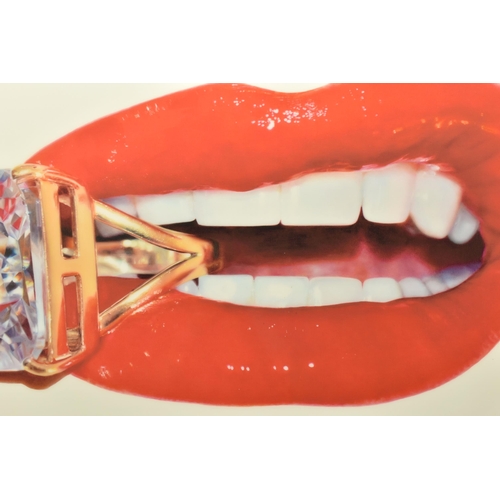 305 - RORY HANCOCK (BRITISH 1987) 'ROCK CANDY', a signed limited edition print of a diamond ring in a mout... 