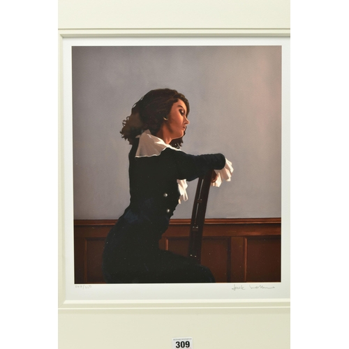 309 - JACK VETTRIANO (SCOTLAND 1951)  'AFTERNOON REVERIE', a signed limited edition print on paper, depict... 