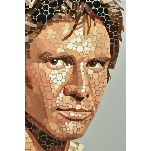 317 - PAUL NORMANSELL (BRITISH 1978) 'HAN SOLO', a head and shoulders portrait of Harrison Ford as his Sta... 