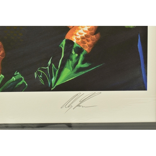 322 - ALEX ROSS FOR DC COMICS (AMERICAN CONTEMPORARY) 'ORIGINAL SEVEN' portraits of Green Lantern, Flash, ... 