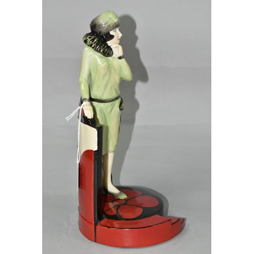 406 - A LIMITED EDITION KEVIN FRANCIS 'CLARICE CLIFF - CENTRE STAGE' FIGURINE, modelled by Andy Moss, desi... 