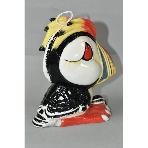 422 - A LORNA BAILEY 'PERCY THE PUFFIN' BIRD FIGURE, height 17cm, painted marks to base (1) (Condition Rep... 