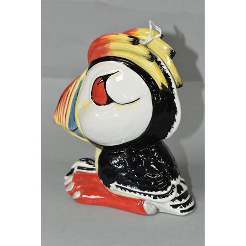 422 - A LORNA BAILEY 'PERCY THE PUFFIN' BIRD FIGURE, height 17cm, painted marks to base (1) (Condition Rep... 