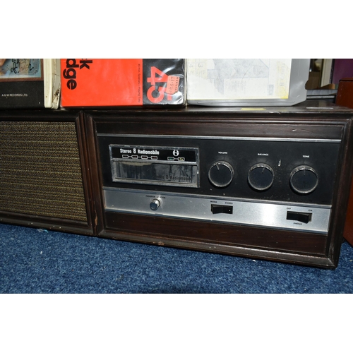 530 - A STEREO 8 RADIOMOBILE EIGHT TRACK PLAYER WITH SPEAKER AND CASSETTES, comprising fourteen cassettes,... 