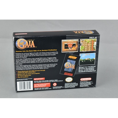 536 - ILLUSION OF GAIA NINTENDO SNES GAME, NSTC version, includes the box and manual, game is in working c... 