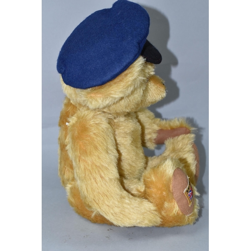 401 - A MERRYTHOUGHT LIMITED EDITION 'RETURN TO SENDER' TEDDY BEAR, no 15/75, height approximately 35cm, w... 