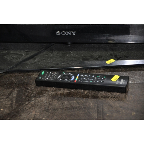 1052 - A SONY KDL 37EX723 37in TV with remote and a BDP-S480 3D Blu-Ray player (both PAT pass and working) ... 