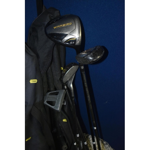 1092 - A COLLECTION OF GOLF CLUBS comprising a Callaway Warbird 10.5, Maxfli Patriot Putter, 8, 19-degree h... 