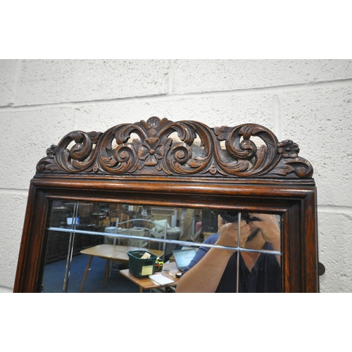 1237 - A G T RACKSTRAW OAK SIDE TABLE, with carved drawer and canted corners, on turned legs, united by str... 