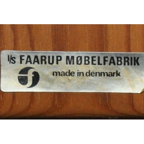 1239 - A FAARUP MOBELFABRIK DEIGN FOR BY IB KOFOD LARSEN, A MID CENTURY TEAK EXTENDING DINING TABLE, with t... 