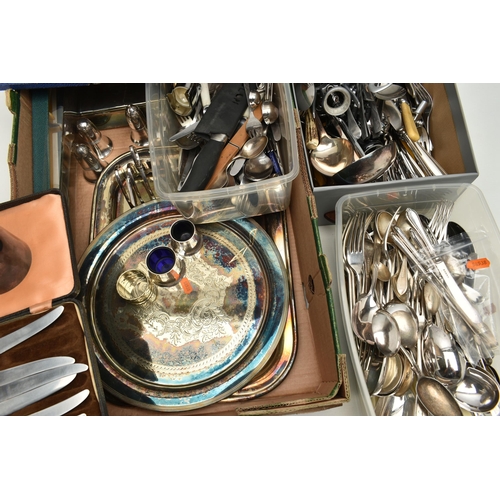 110 - A BOX OF ASSORTED WHITE METAL WARE, to include a silver lipstick case, engine turned pattern, hallma... 