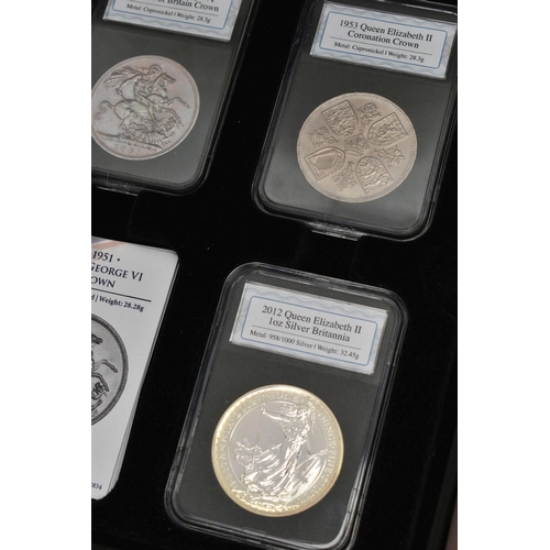 173 - SILVER SET LOOSE COINS ETC, to include a First WW Allies silver set a .999 silver slabbed UK year of... 