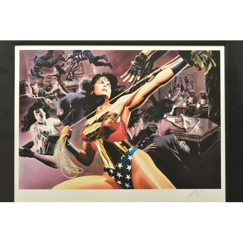 309 - ALEX ROSS FOR DC COMICS (AMERICAN CONTEMPORARY) 'WONDER WOMAN: DEFENDER OF TRUTH', a signed limited ... 