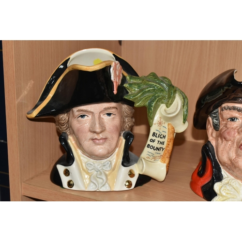 369 - THREE BOXED ROYAL DOULTON CHARACTER JUGS, comprising 'The Ring Master' D6863, 'Town Cryer' D6895, 'C... 