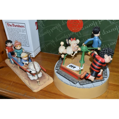 440 - A BOXED ROBERT HARRUP BDMB1 'THE ROUNDABOUT RASCALS', limited edition musical figurine 826/1000 The ... 