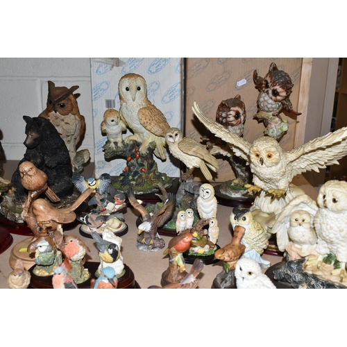 502 - A QUANTITY OF ANIMAL ORNAMENTS, comprising a Beswick 'Dapple Grey' shire horse, tack and cart, a Bes... 