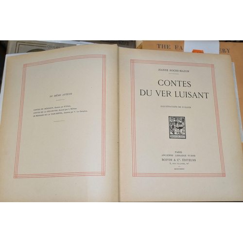 512 - FRECH LANGUAGE BOOKS, two titles, Jeanne Roche-Mazon; Contes Du Ver Luisant and Charles Robert-Dumas... 