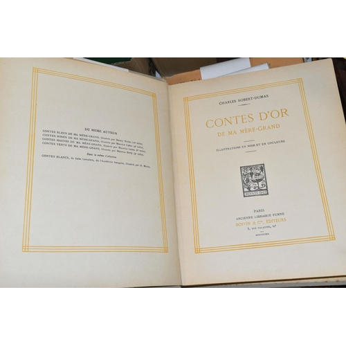 512 - FRECH LANGUAGE BOOKS, two titles, Jeanne Roche-Mazon; Contes Du Ver Luisant and Charles Robert-Dumas... 