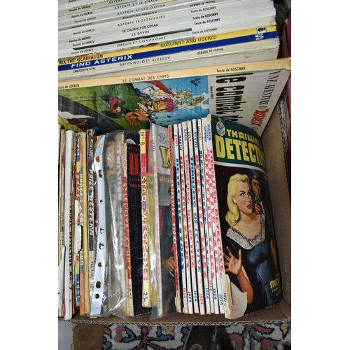 543 - A QUANTITY OF CHILDREN'S ANNUALS AND COMICS, to include a quantity of assorted 1950's Detective and ... 