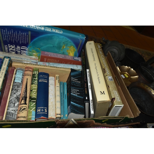 559 - SEVEN BOXES OF BOOKS, to include nine Folio Society titles - The Monks of War, Belloc Cautionary Tal... 