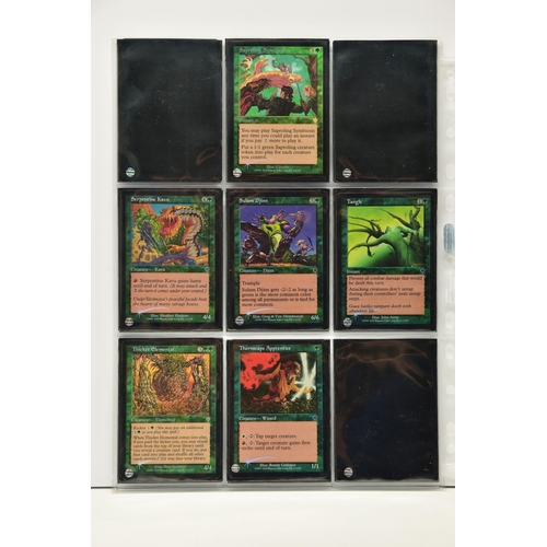 252 - INCOMPLETE MAGIC THE GATHERING: INVASION FOIL SET, cards that are present are genuine and all in exc... 