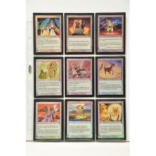 253 - COMPLETE MAGIC THE GATHERING: ODYSSEY FOIL SET, all cards are present (including a prerelease promo)... 