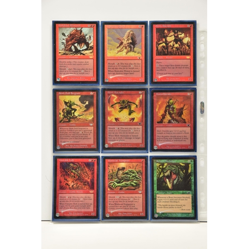 254 - COMPLETE MAGIC THE GATHERING: LEGIONS FOIL SET, all cards are present (including Feral Throwback 126... 