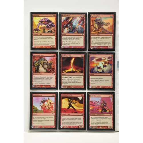 256 - COMPLETE MAGIC THE GATHERING: MIRRODIN FOIL SET, all cards are present, genuine and are all in excel... 