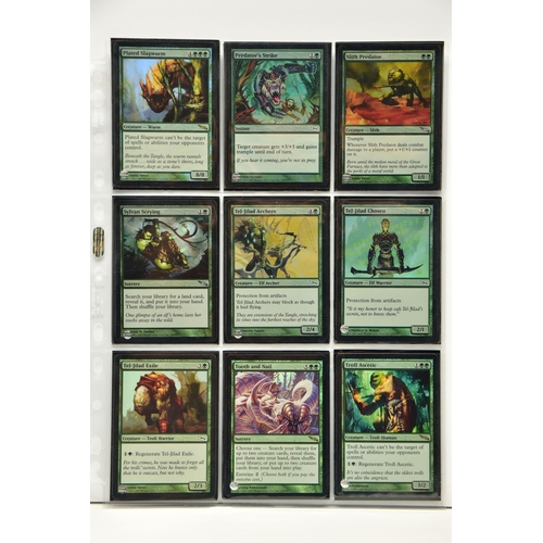 256 - COMPLETE MAGIC THE GATHERING: MIRRODIN FOIL SET, all cards are present, genuine and are all in excel... 