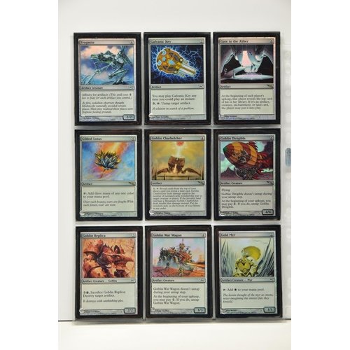 256 - COMPLETE MAGIC THE GATHERING: MIRRODIN FOIL SET, all cards are present, genuine and are all in excel... 